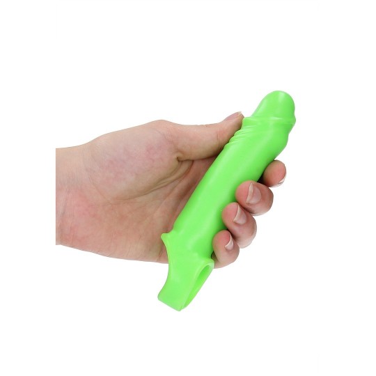 SMOOTH, STRETCHABLE PENIS SHEATH - GLOW IN THE DARK