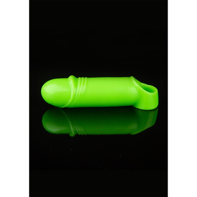 SMOOTH THICK STRETCHY PENIS SHEATH - GLOW IN THE DARK