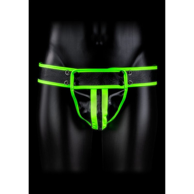 STRIPED JOCKSTRAP - GLOW IN THE DARK