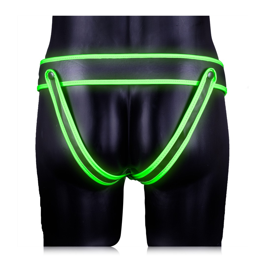 STRIPED JOCKSTRAP - GLOW IN THE DARK