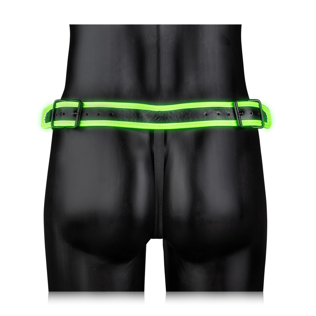 JOCKSTRAP WITH BUCKLE - GLOW IN THE DARK