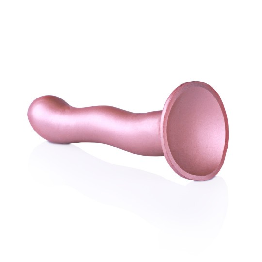 ULTRA SOFT SILICONE CURVY G-SPOT DILDO - 7&#039;&#039; / 17 CM