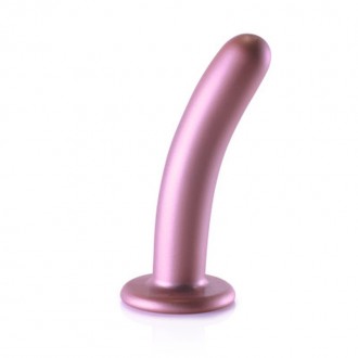 SMOOTH SILICONE G-SPOT DILDO - 6' / 14,5 CM