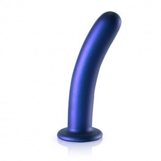 SMOOTH SILICONE G-SPOT DILDO - 7\'\' / 17 CM