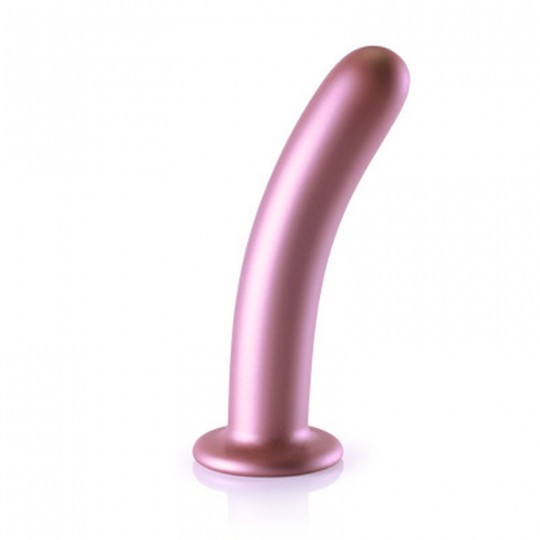 SMOOTH SILICONE G-SPOT DILDO - 7\&#039;\&#039; / 17 CM