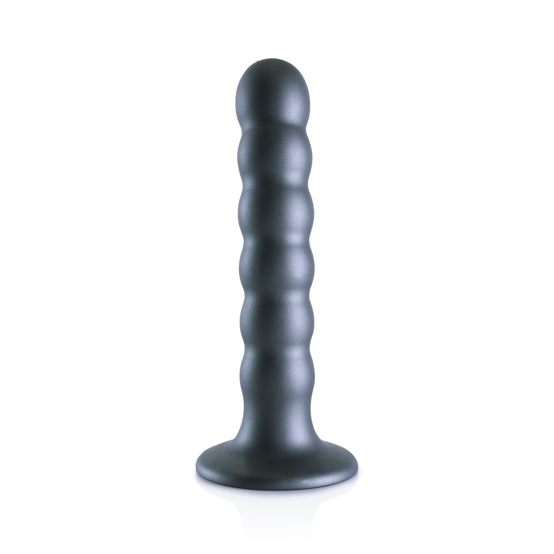 BEADED SILICONE G-SPOT DILDO - 5&#039; / 13 CM