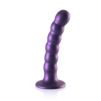 BEADED SILICONE G-SPOT DILDO - 5'' / 13 CM