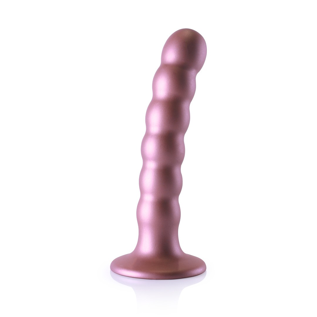 BEADED SILICONE G-SPOT DILDO - 5\&#039;\&#039; / 13 CM