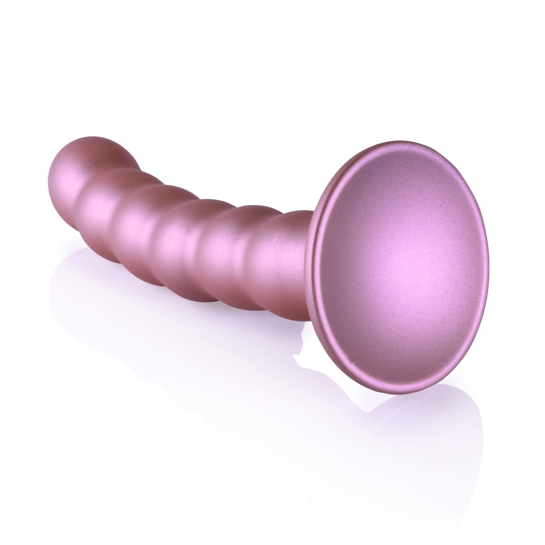 BEADED SILICONE G-SPOT DILDO - 5&#039; / 13 CM