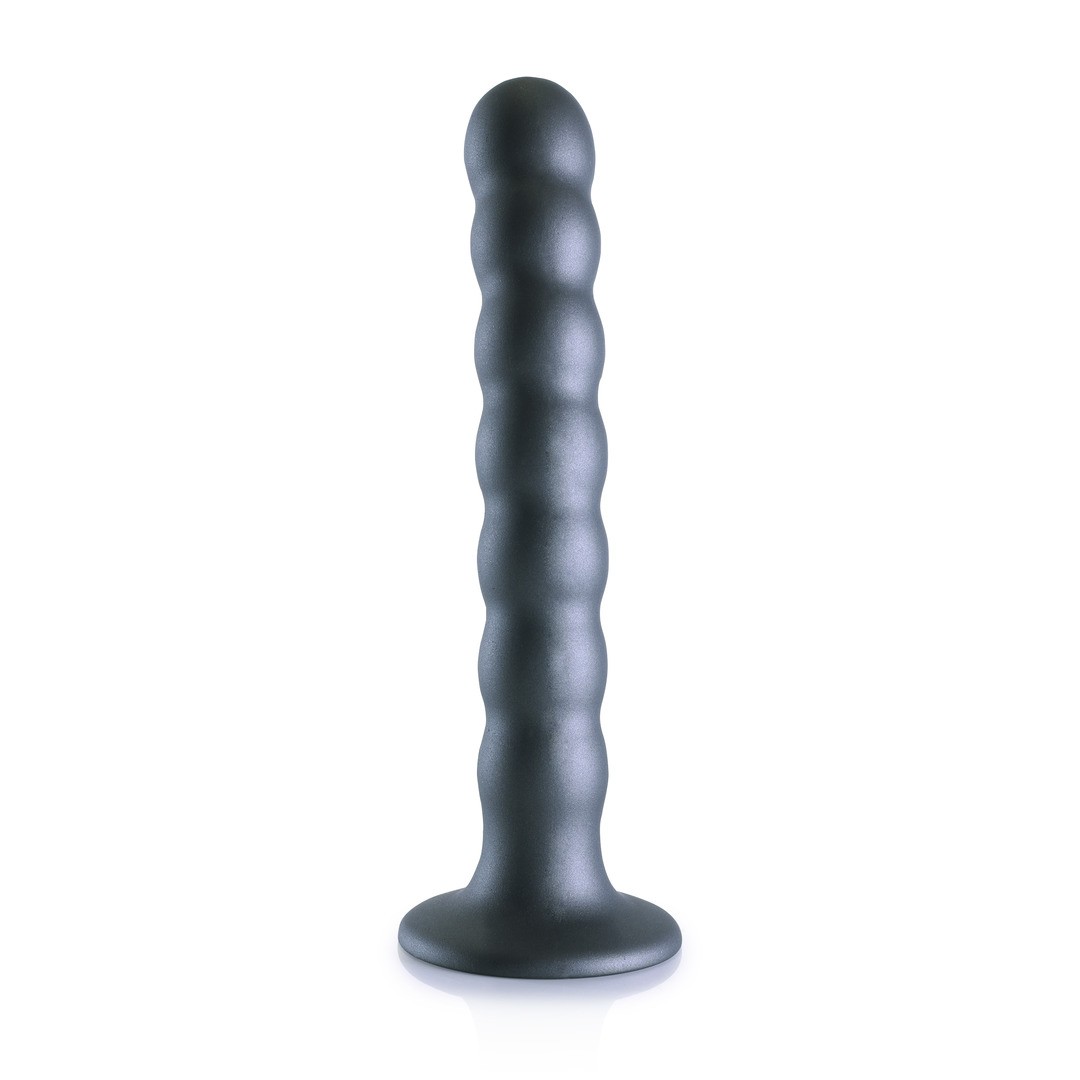 BEADED SILICONE G-SPOT DILDO - 6,5&#039; / 16,5 CM