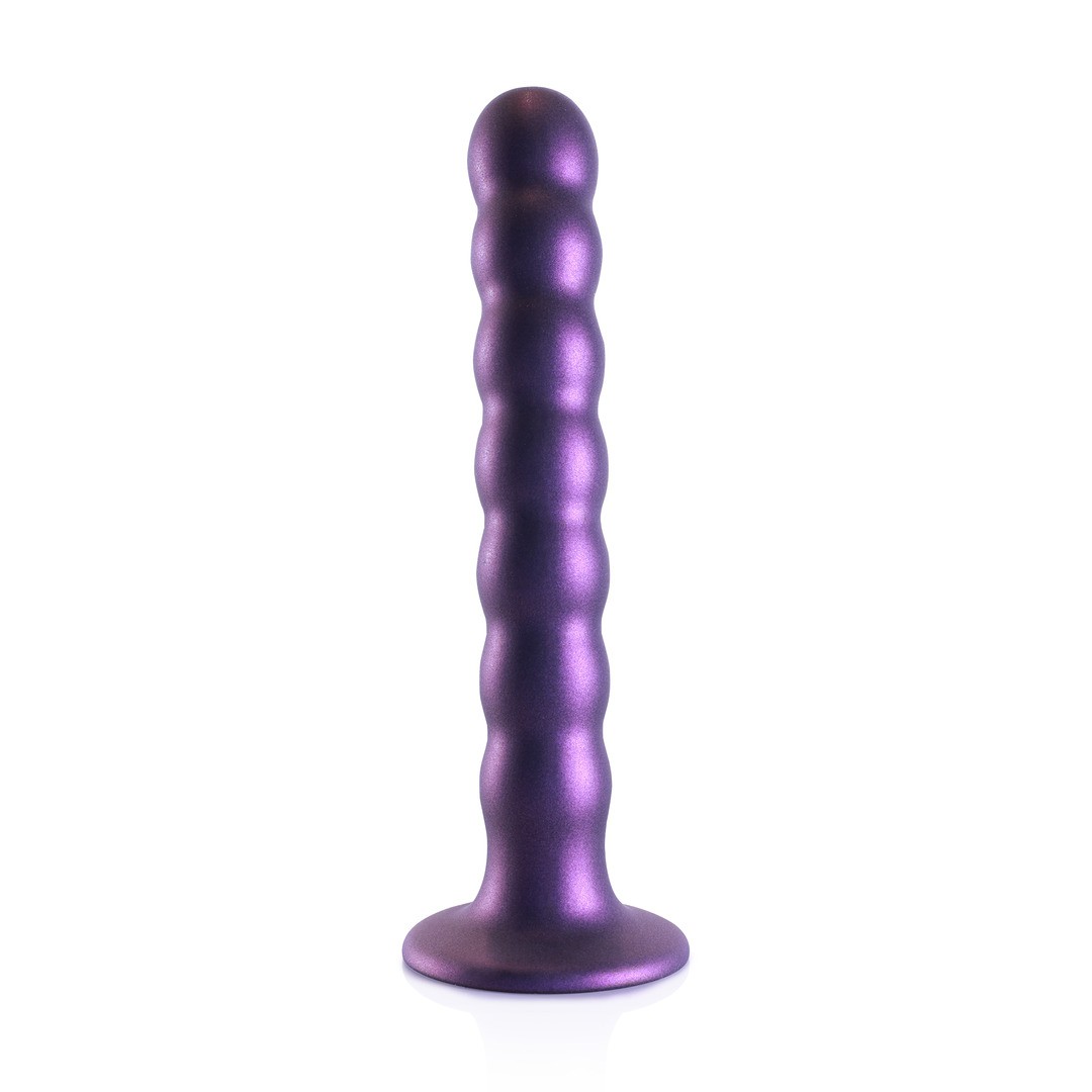 BEADED SILICONE G-SPOT DILDO - 6,5&#039; / 16,5 CM