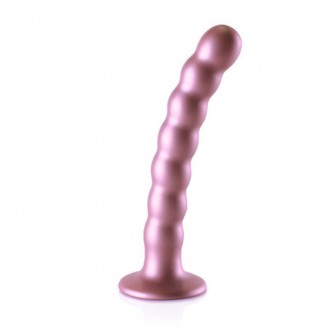 BEADED SILICONE G-SPOT DILDO - 6,5' / 16,5 CM