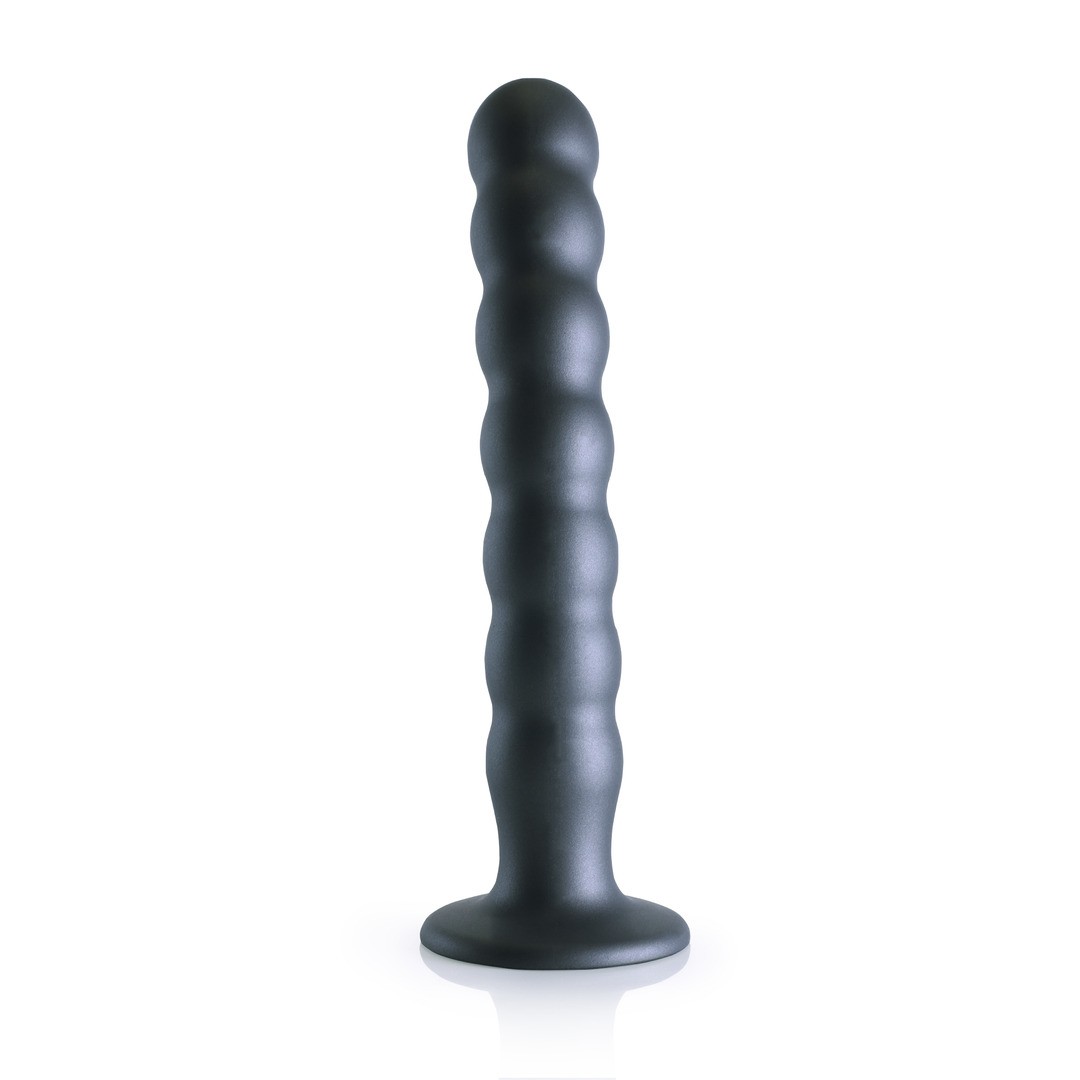 BEADED SILICONE G-SPOT DILDO - 8&#039; / 20,5 CM