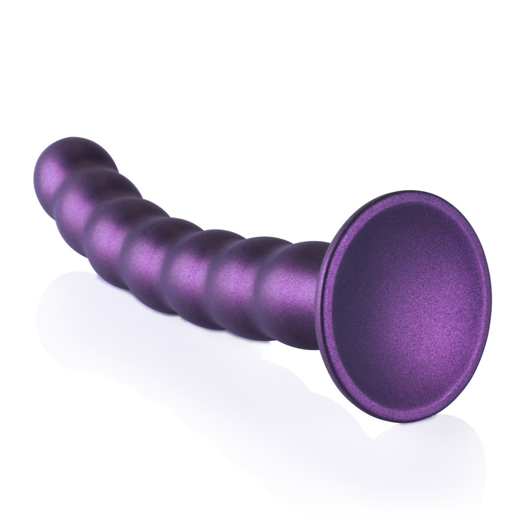 BEADED SILICONE G-SPOT DILDO - 8&#039; / 20,5 CM