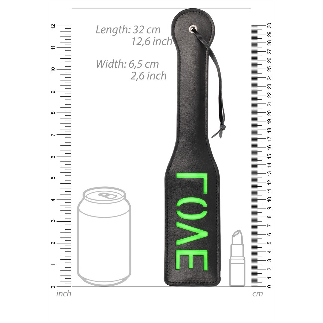 LOVE PADDLE - GLOW IN THE DARK