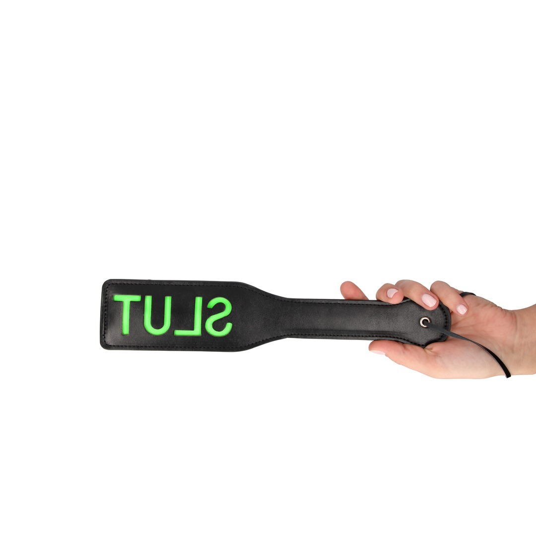 SLUT PADDLE - GLOW IN THE DARK